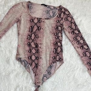 Snake skin body suit